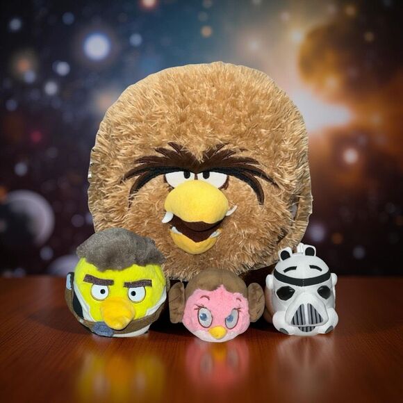 Angry Birds Plush Red Bird Toy Stuffed Animal 5" Commonwealth 2010 - Picture 1 of 16